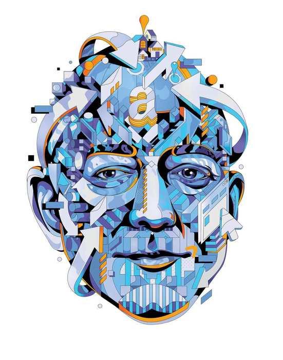 Fortune — Portrait Jeff Bezos Yoaz
