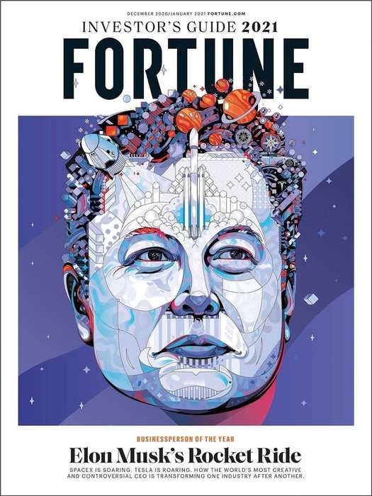 Fortune Magazine — Elon Musk portrait Yoaz
