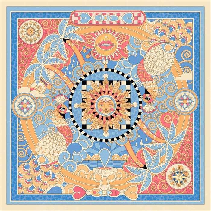 Soleil — illustration géométrique solaire par Yoaz