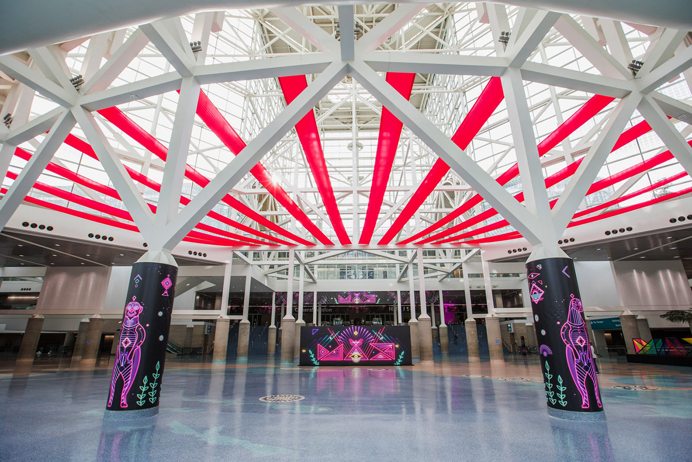 Adobe MAX — Colonnes hall