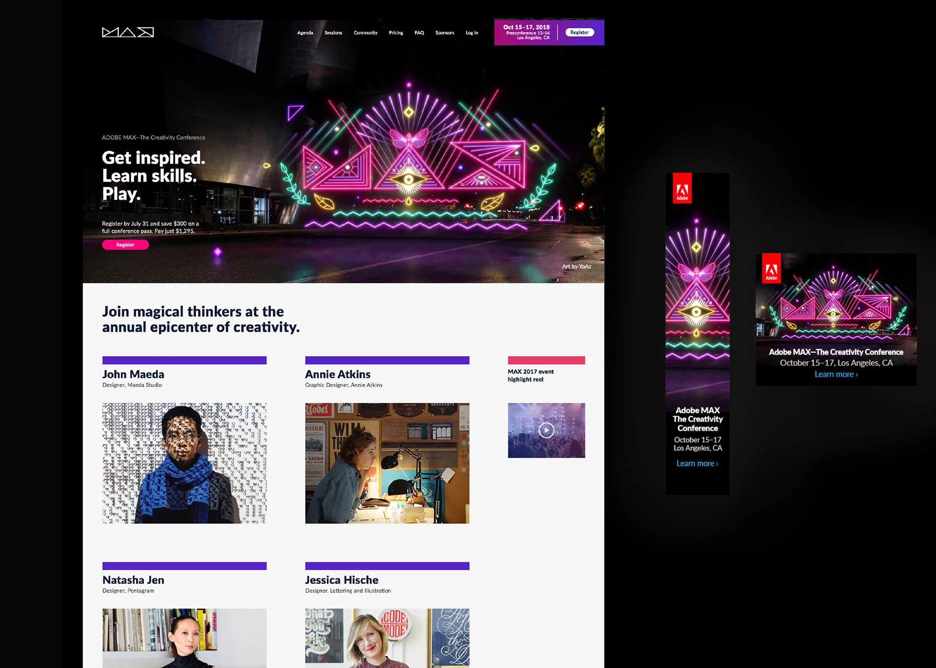 Adobe MAX — Site web officiel