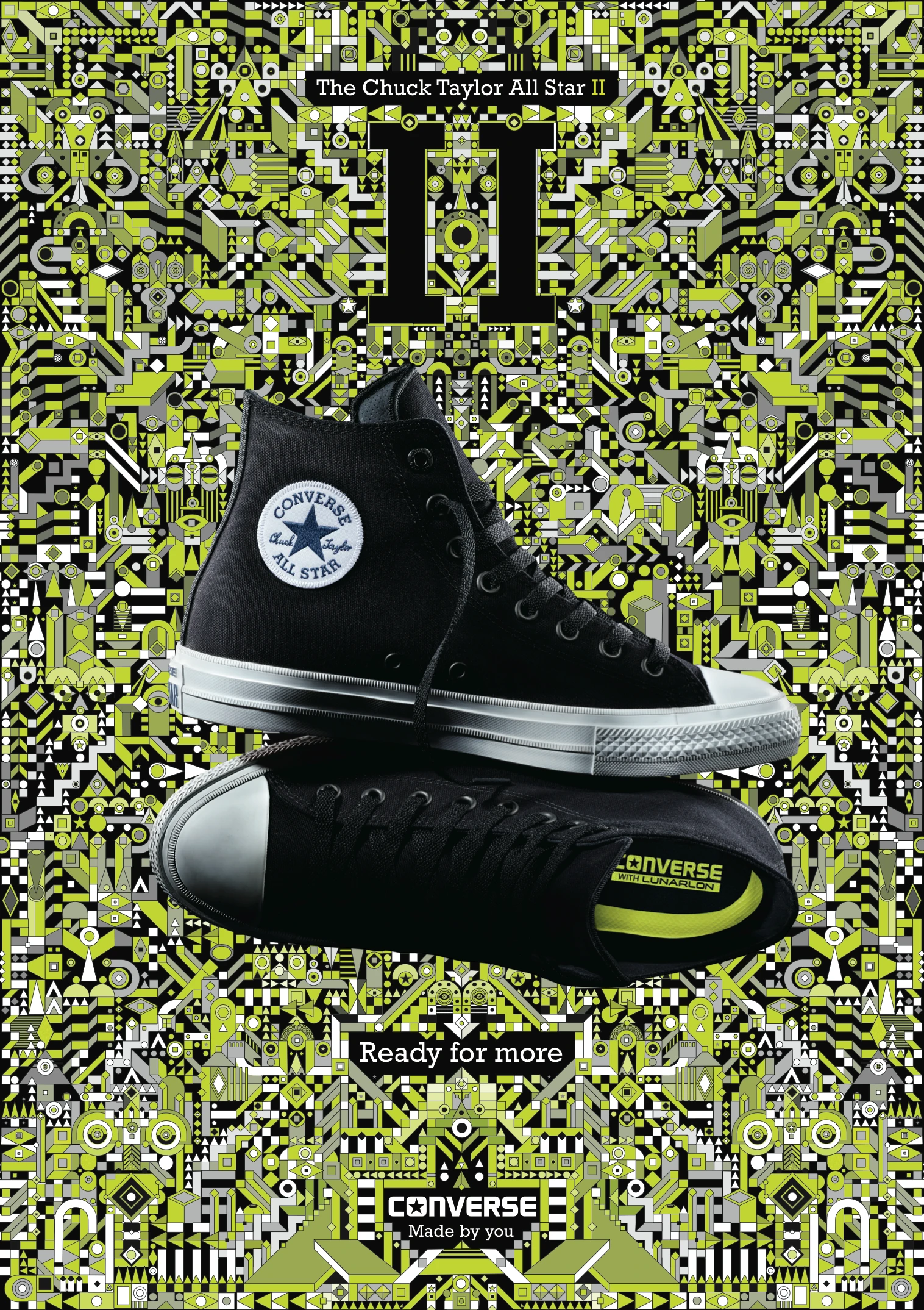 Converse — Poster avec basket