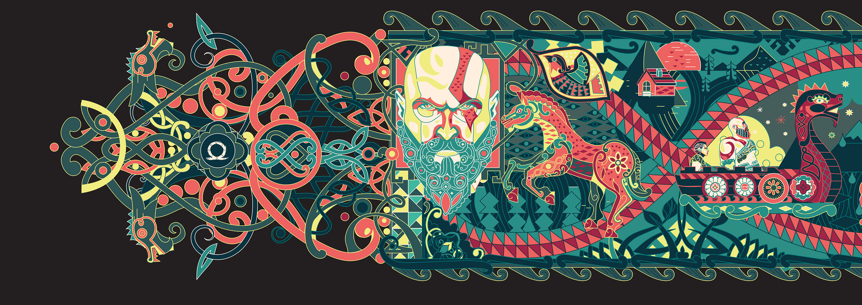 God of War — Kratos portrait